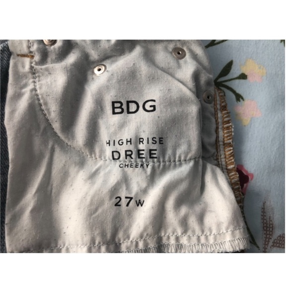 BDG URBAN OUTFITTERS high rise dree cheeky shorts - Picture 7 of 9